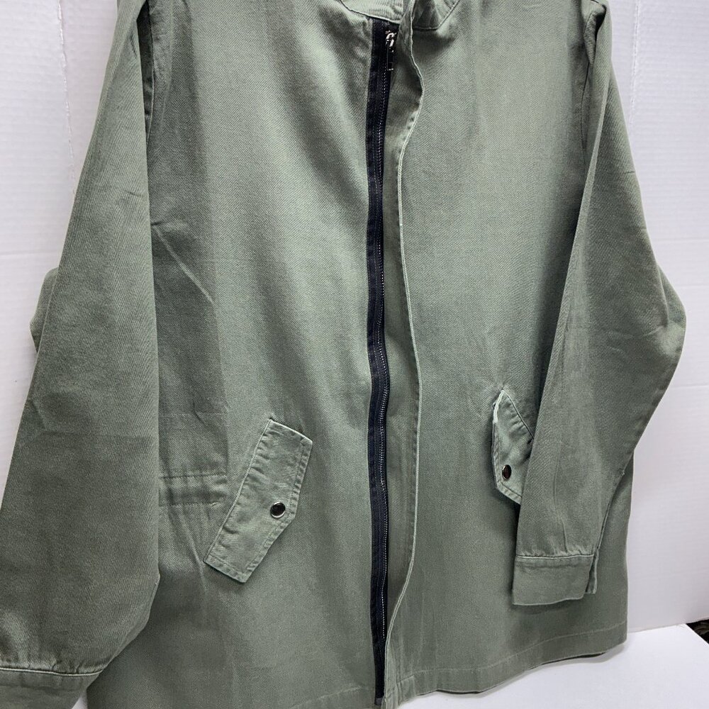 Pol Medium Jacket Drawstring Inside Embroidered B… - image 3